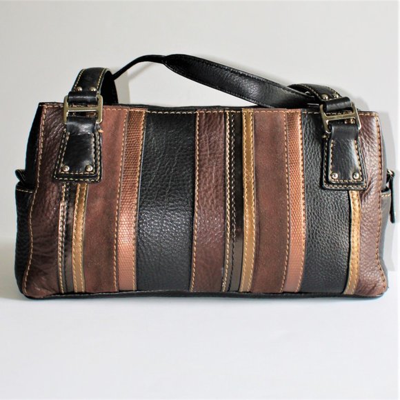 Fossil Patchwork Organizer Shoulder Bag - Picture 4 of 8